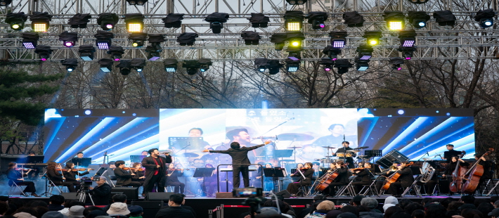 당현천 벚꽃음악회 사진2