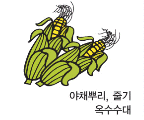 음식물쓰레기로 배출할수 없는 음식물류_야채뿌리, 줄기, 옥수수대
