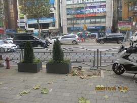 좌판 노점 정비 후